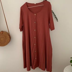Cranberry house dress